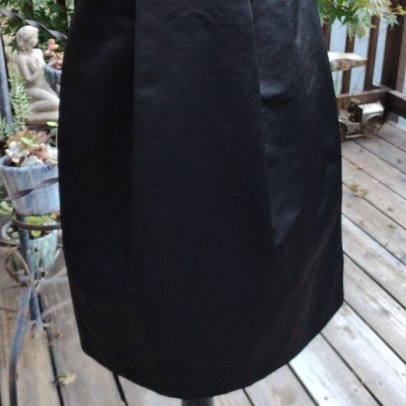 NWT French Connection Black Satin Dress - Picture 3 of 9